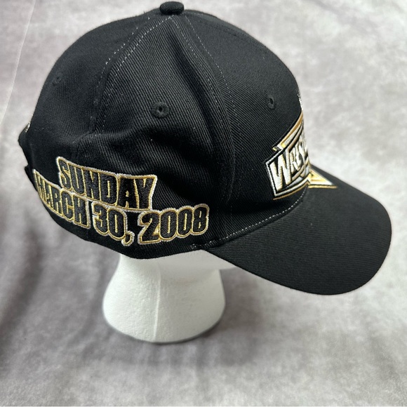 2008 WWE WrestleMania XXIV 24 Logo Hat Orlando Adjustable Hat Cap Embroidered - Picture 3 of 8